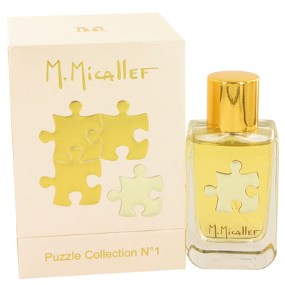 An image displaying Micallef Puzzle Collection No 1 by M. Micallef Eau De Parfum Spray 3.3 oz for Women by M. Micallef