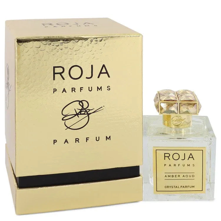 An image displaying Roja Aoud Crystal by Roja Parfums Extrait De Parfum Spray 3.4 oz for Women by Roja Parfums