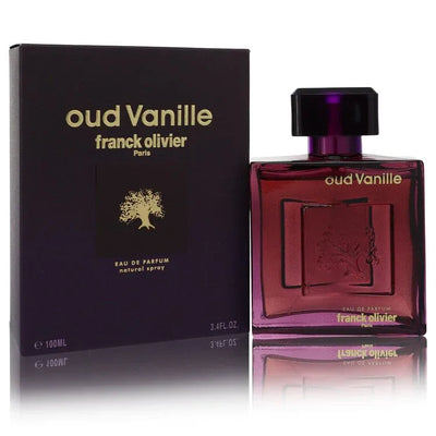 An image displaying Franck Olivier Oud Vanille by Franck Olivier Eau De Parfum Spray 3.4 oz for Men by Franck Olivier