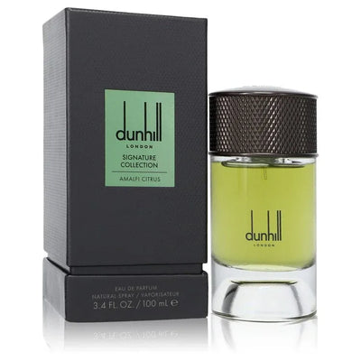 An image displaying Dunhill Signature Collection Amalfi Citrus by Alfred Dunhill Eau De Parfum Spray 3.4 oz for Men by Alfred Dunhill