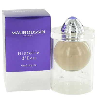An image displaying Histoire D'eau Amethyste by Mauboussin Eau De Toilette Spray 2.5 oz for Women by Mauboussin