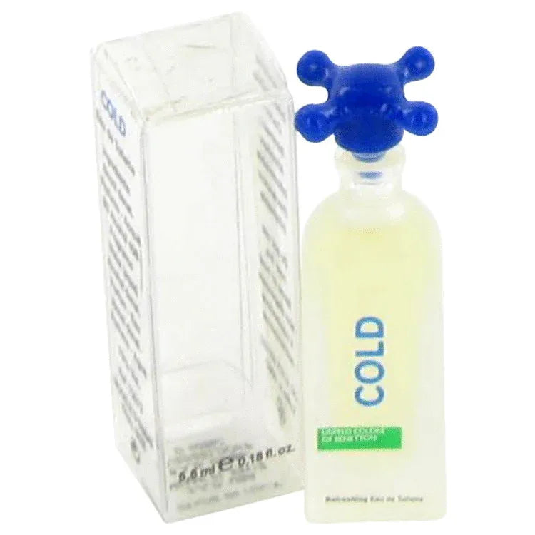 An image displaying COLD by Benetton Mini EDT .18 oz for Men by Benetton