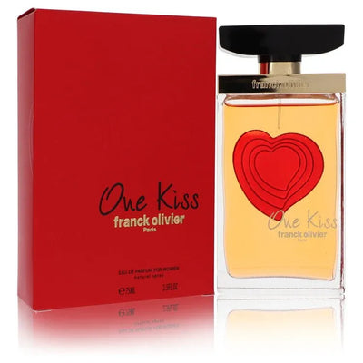 An image displaying Franck Olivier One Kiss by Franck Olivier Eau De Parfum Spray 2.5 oz for Women by Franck Olivier