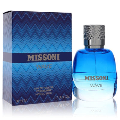 An image displaying Missoni Wave by Missoni Eau De Toilette Spray for Men by Missoni
