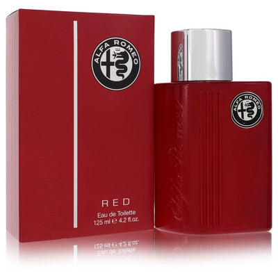 An image displaying Alfa Romeo Red by Alfa Romeo Eau De Toilette Spray 4.2 oz for Men by Alfa Romeo