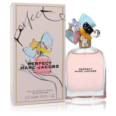 An image displaying Marc Jacobs Perfect by Marc Jacobs Eau De Parfum Spray 3.3 oz for Women by Marc Jacobs