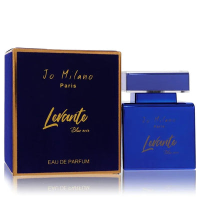 An image displaying Jo Milano Levante Blue Noir by Jo Milano Eau De Parfum Spray 3.4 oz for Men by Jo Milano