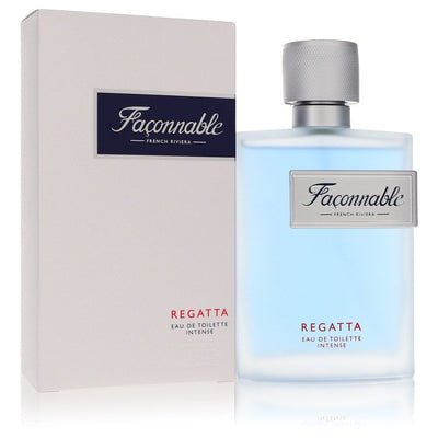 An image displaying Faconnable Regatta by Faconnable Eau De Toilette Intense Spray 3 oz for Men by Faconnable