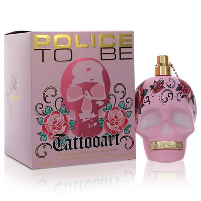 An image displaying Police To Be Tattoo Art by Police Colognes Eau De Parfum Spray 4.2 oz for Women by Police Colognes