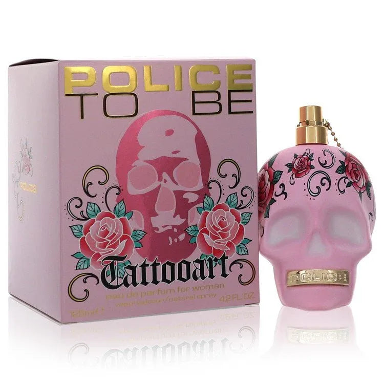 An image displaying Police To Be Tattoo Art by Police Colognes Eau De Parfum Spray 4.2 oz for Women by Police Colognes