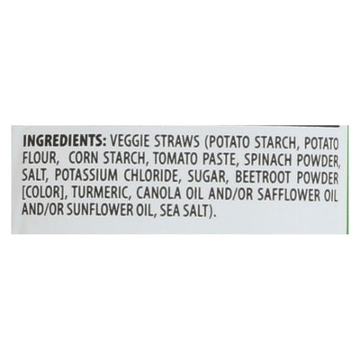 Sensible Portions Garden Veggie Straws - Sea Salt - Case Of 24 - 1 Ounce