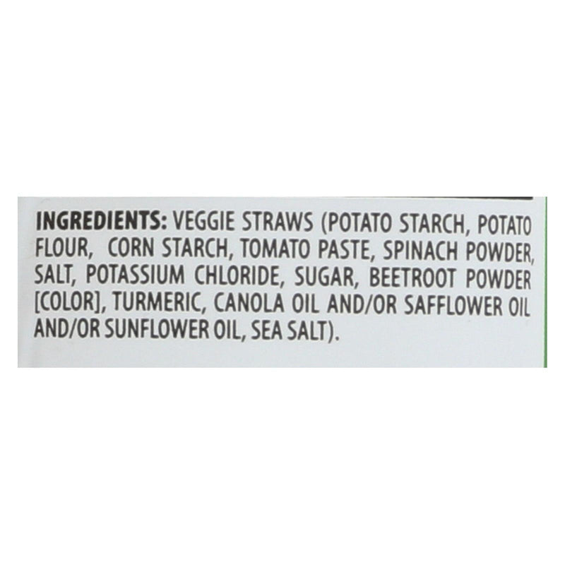 Sensible Portions Garden Veggie Straws - Sea Salt - Case Of 24 - 1 Ounce