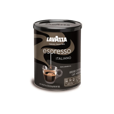 Lavazza Ground Coffee - Espresso Canned - Case Of 12 - 8 Oz - Orca Market