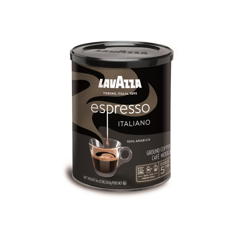 Lavazza Ground Coffee - Espresso Canned - Case Of 12 - 8 Oz - Orca Market