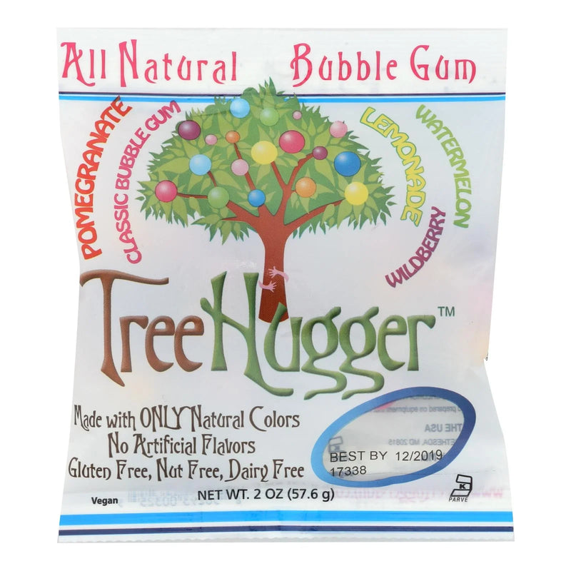 Tree Hugger Bubble Gum - Fantastic Fruit - 2 Ounce - Case Of 12