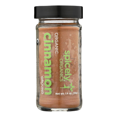 An image displaying Spicely Organics - Organic Cinnamon - Ground - Case Of 3 - 1.4 Ounce by Spicely Organics