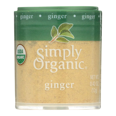 An image displaying Simply Organic Ginger Root - Organic - Ground - .42 Ounce - Case Of 6 by Simply Organic
