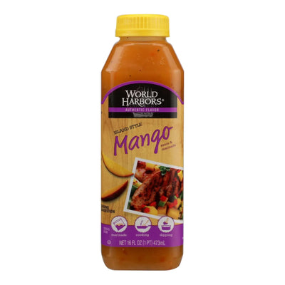An image displaying World Harbor Island Mango Sauce - Case Of 6 - 16 Ounce. by World Harbor
