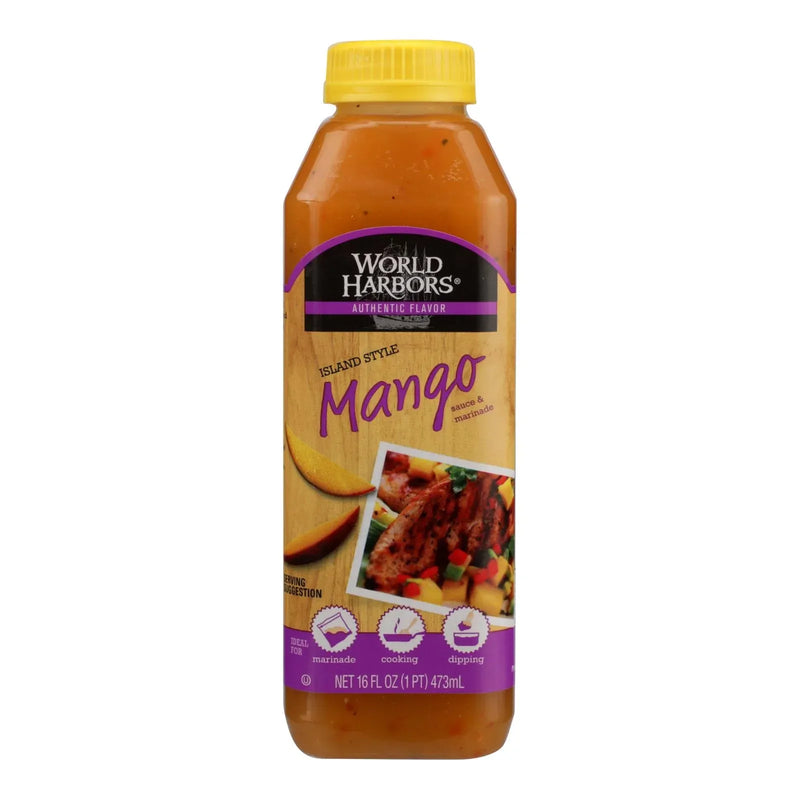 An image displaying World Harbor Island Mango Sauce - Case Of 6 - 16 Ounce. by World Harbor