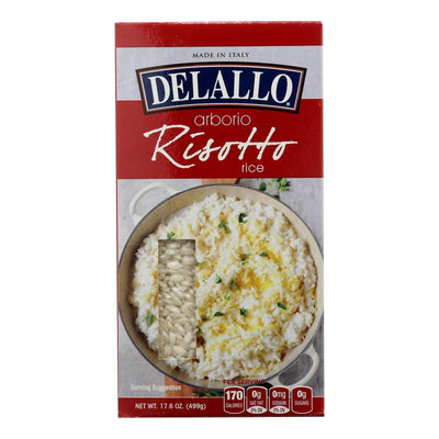 An image displaying Delallo - Arborio Risotto Rice - Case Of 12 - 17.6 Ounce by Delallo