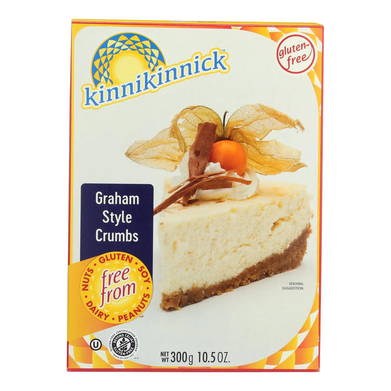 An image displaying Kinnikinnick Graham Style Crumbs - Case Of 6 - 10.5 Ounce by Kinnikinnick