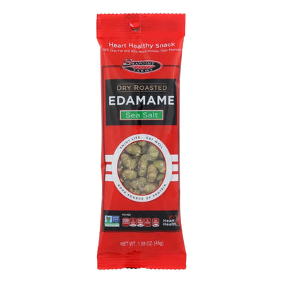 An image displaying Seapoint Farms Edamame - Dry Roasted - Lightly Salted - 1.58 Ounce - Case Of 12 by Seapoint Farms
