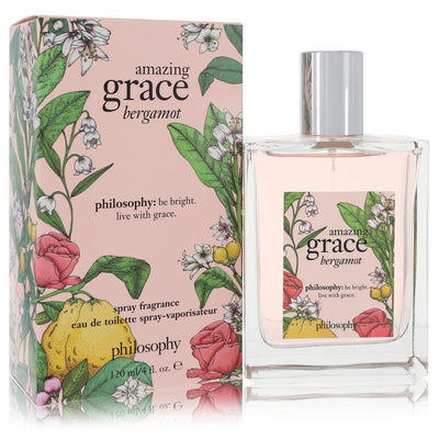 An image displaying Amazing Grace Bergamot by Philosophy Eau De Toilette Spray 4 oz for Women by Philosophy