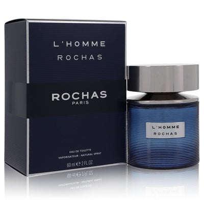 An image displaying L'homme Rochas by Rochas Eau De Toilette Spray 2 oz for Men by Rochas
