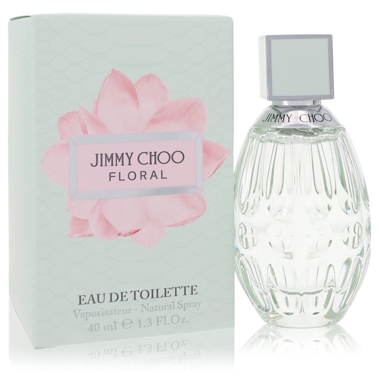 An image displaying Jimmy Choo Floral by Jimmy Choo Eau De Toilette Spray 1.3 oz for Women by Jimmy Choo