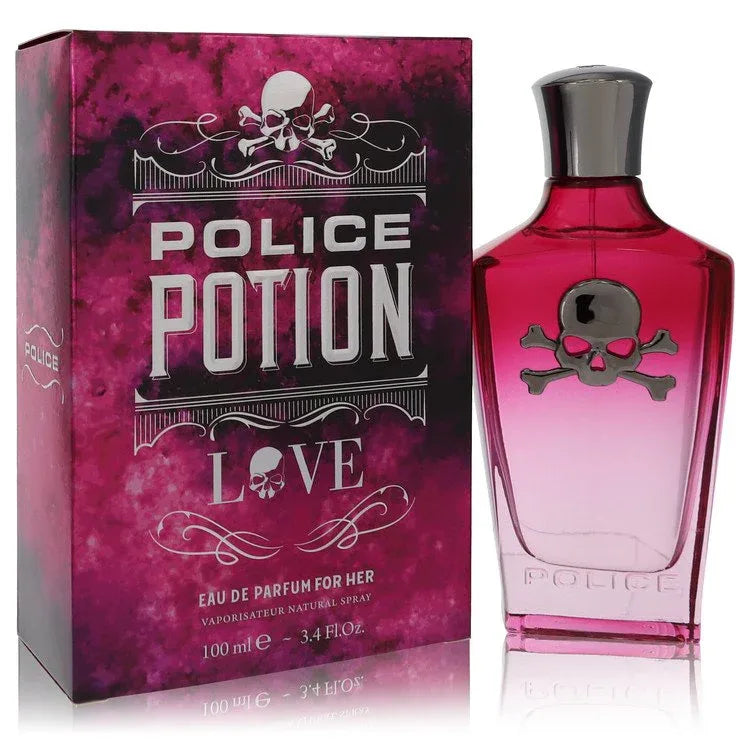 An image displaying Police Potion Love by Police Colognes Eau De Parfum Spray 3.4 oz for Women by Police Colognes