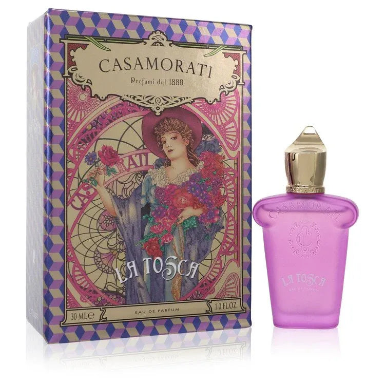 An image displaying Casamorati 1888 La Tosca by Xerjoff Eau De Parfum Spray 1 oz for Women by Xerjoff