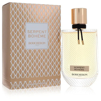 An image displaying Boucheron Serpent Boheme by Boucheron Eau De Parfum Spray 3 oz for Women by Boucheron