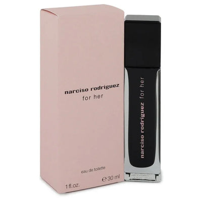 An image displaying Narciso Rodriguez by Narciso Rodriguez Eau De Toilette Spray 1 oz for Women by Narciso Rodriguez