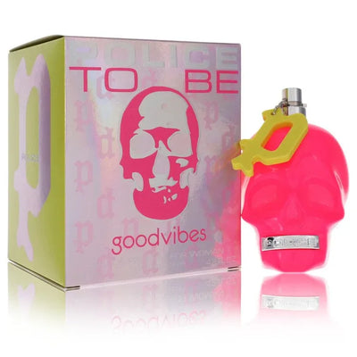 An image displaying Police To Be Good Vibes by Police Colognes Eau De Parfum Spray 4.2 oz for Women by Police Colognes