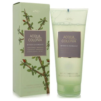 An image displaying 4711 Acqua Colonia Myrrh & Kumquat by 4711 Shower Gel 6.8 oz for Women by 4711