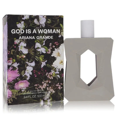 An image displaying Ariana Grande God Is A Woman by Ariana Grande Eau De Parfum Spray 3.4 oz for Women by Ariana Grande