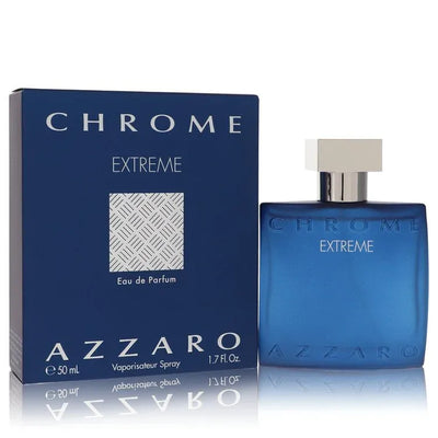 An image displaying Chrome Extreme by Azzaro Eau De Parfum Spray 1.7 oz for Men by Azzaro