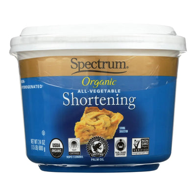 An image displaying Spectrum Naturals Organic Shortening - Case Of 12 - 24 Ounce by Spectrum Naturals