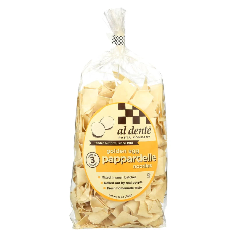 An image displaying Al Dente - Pappardelle - Golden Egg - Case Of 6 - 12 Ounce. by Al Dente