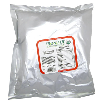 An image displaying Frontier Herb Taco Seasoning Organic - Single Bulk Item - 1lb by Frontier Herb
