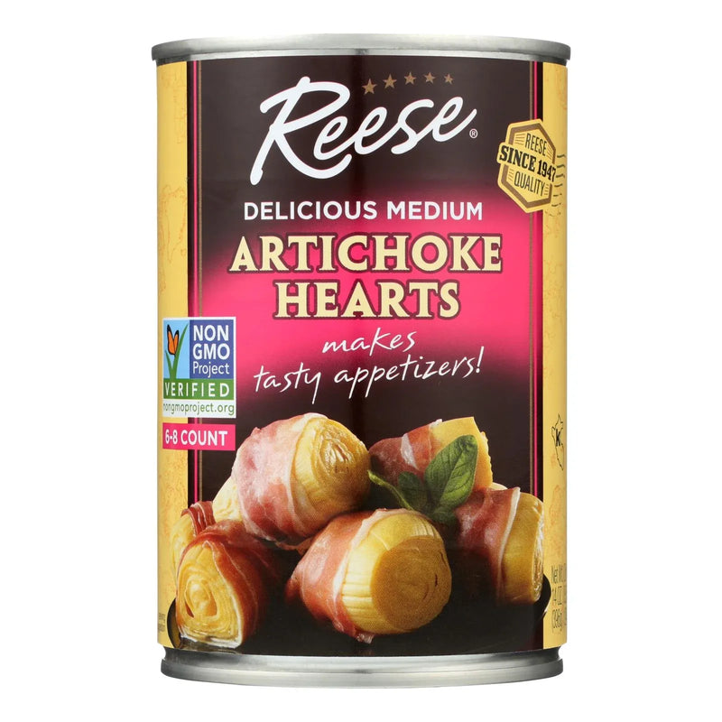 An image displaying Reese Artichoke Hearts - Delicious Medium - Case Of 12 - 14 Ounce. by Reese