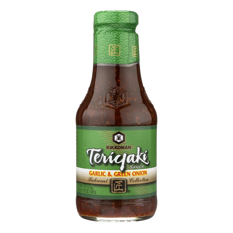 Kikkoman Teriyaki Sauce - Garlic And Green Onion - Case Of 6 - 20.5 Ounce.