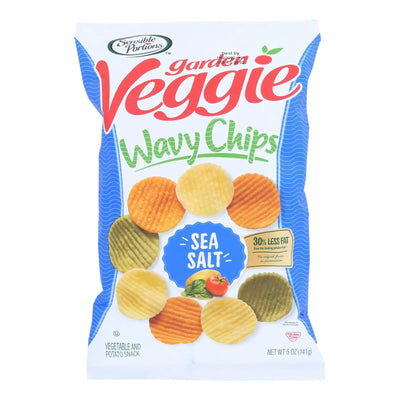 An image displaying Sensible Portions - Veggie Chips - Sea Salt - Case Of 12 - 5 Ounce. by Sensible Portions