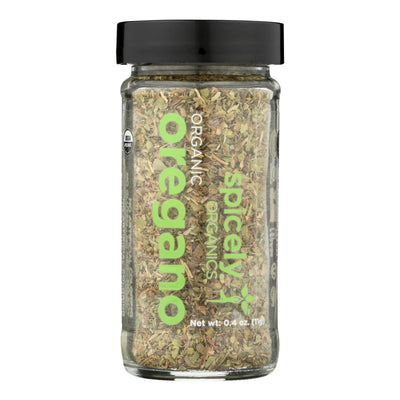 An image displaying Spicely Organics - Organic Oregano - Case Of 3 - 0.4 Ounce by Spicely Organics