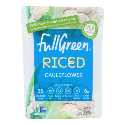 An image displaying Fullgreen - Riced Veg Cauliflower - Case Of 6-7.05 Oz by Fullgreen