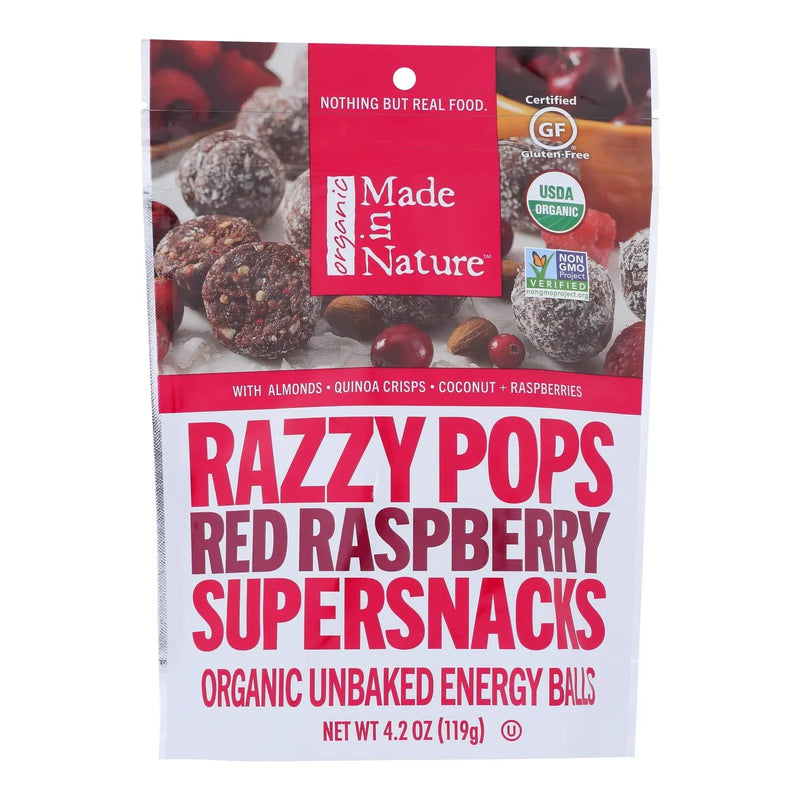An image displaying Made In Nature - Razzy Pop - Case Of 6 - 4.2 Ounce by Made In Nature