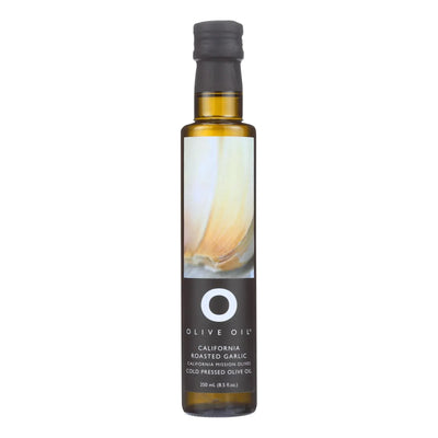 An image displaying O Olive Oil Roasted Garlic Olive Oil - Case Of 6 - 8.5 Ounce by O Olive Oil