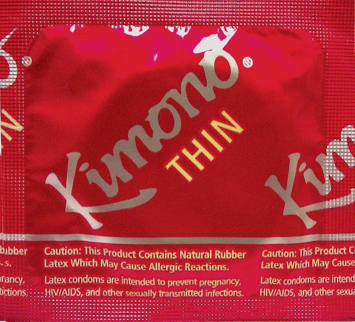 Kimono Lubricated Condom 12 Pk - Orca Market