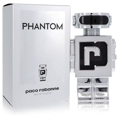 An image displaying Paco Rabanne Phantom by Paco Rabanne Eau De Toilette Spray for Men by Paco Rabanne