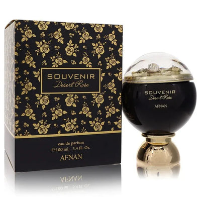An image displaying Souvenir Desert Rose by Afnan Eau De Parfum Spray 3.4 oz for Women by Afnan